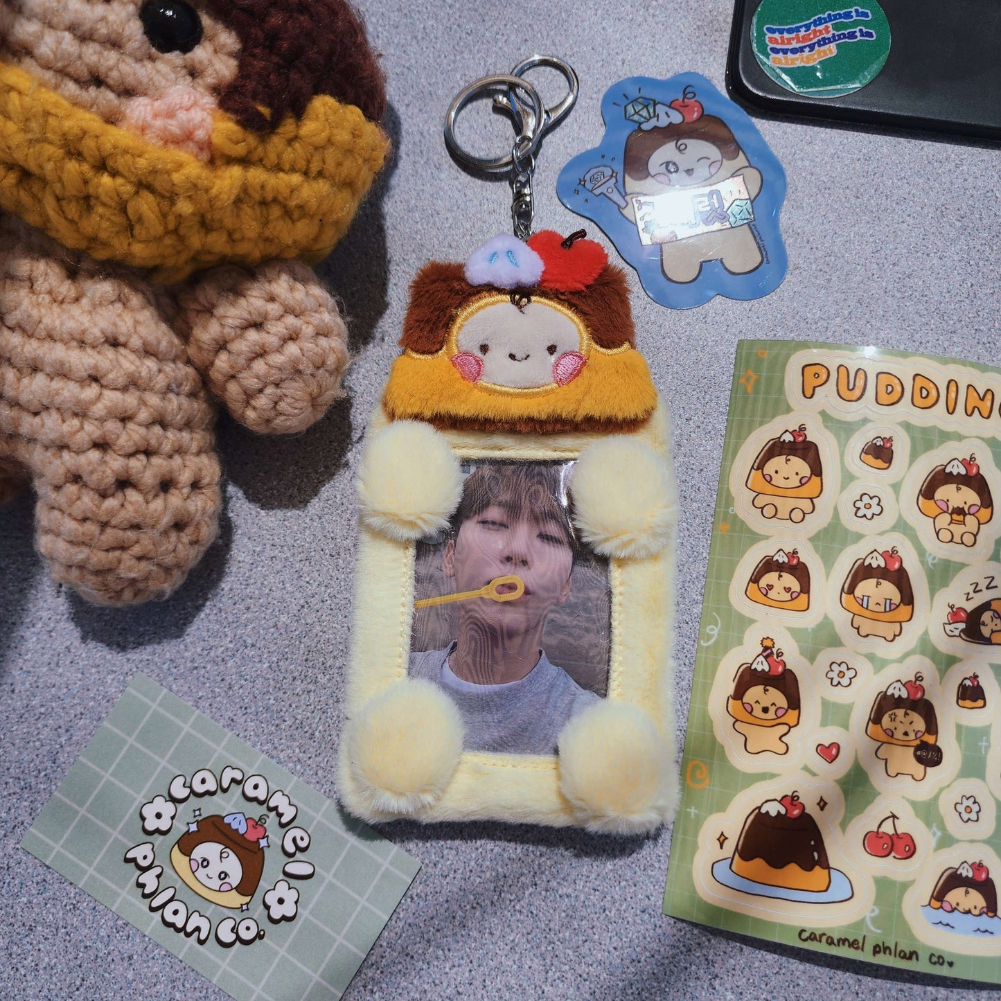 Pudding Plush PC Holder