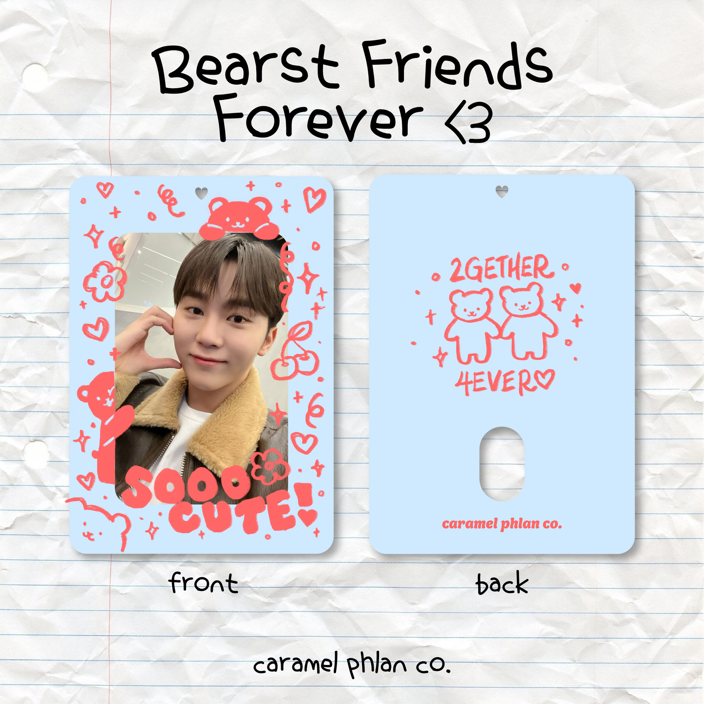 Bearst Friends Forever Acrylic PC Holder Set