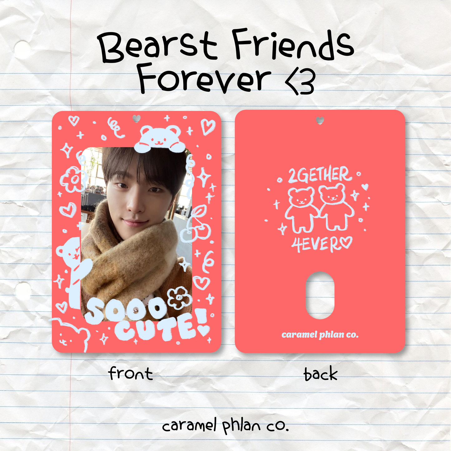 Bearst Friends Forever Acrylic PC Holder Set