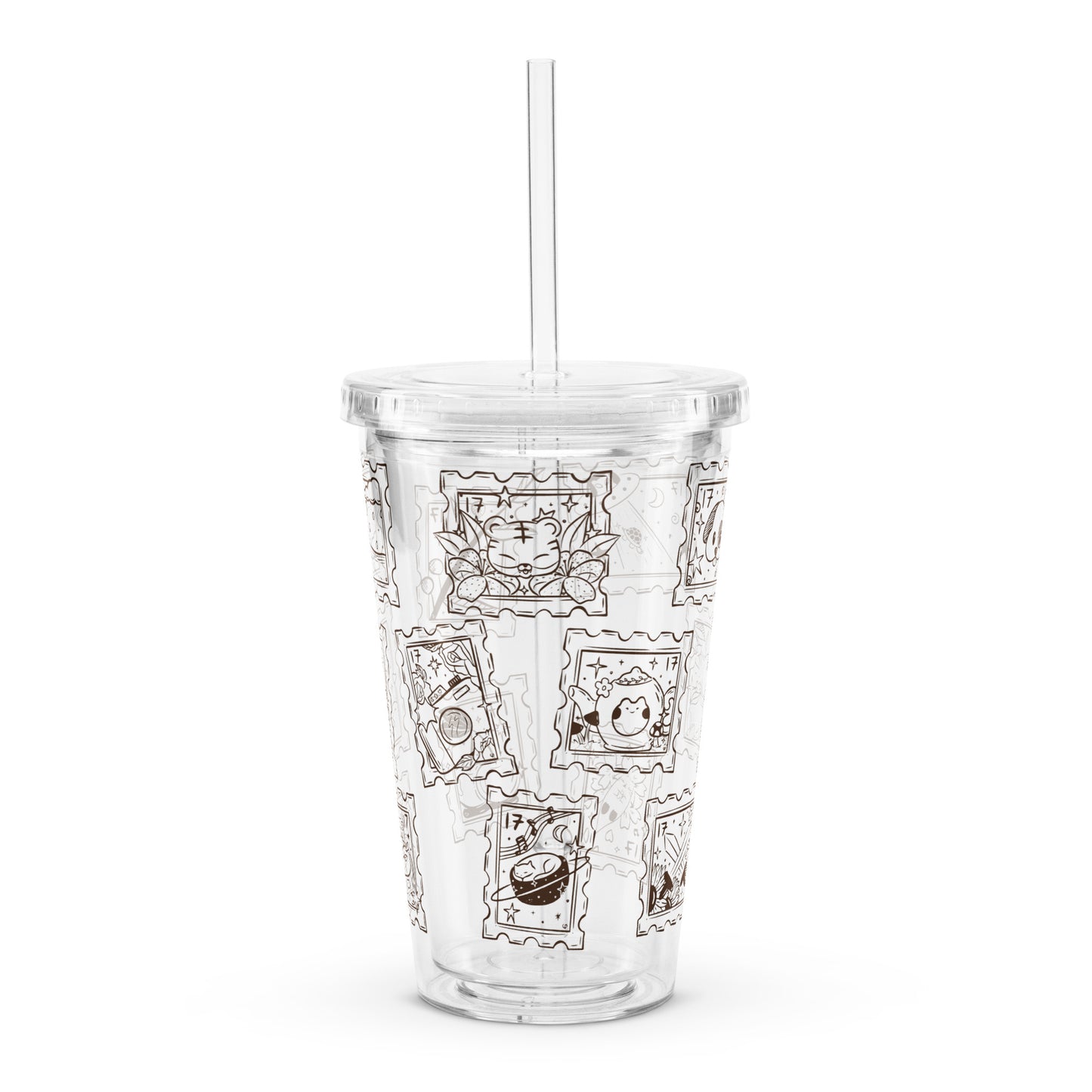 SVT Stamps Clear Tumbler