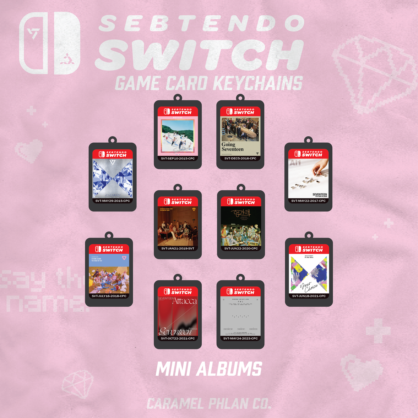 Sebtendo Switch Game Card Keychain Blind Bag