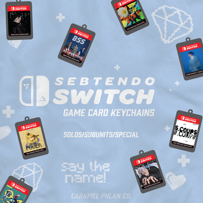 Sebtendo Switch Game Card Keychain Blind Bag (Solos, Subunits, Specials)