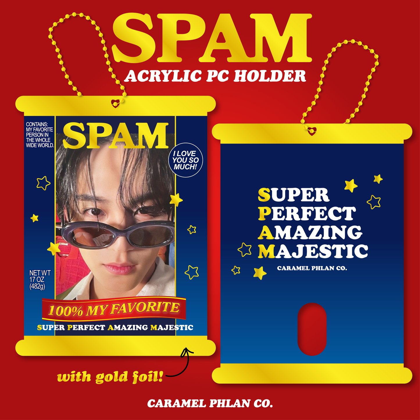 SPAM Acrylic PC Holder