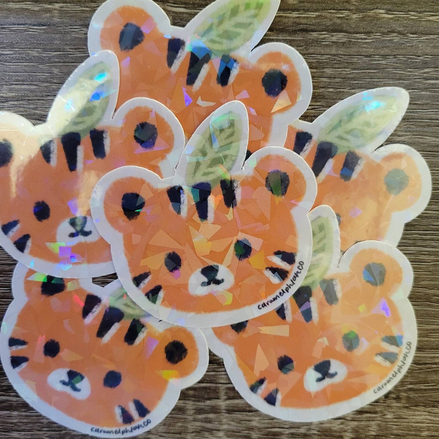 Cute Tangerine Tiger Sticker