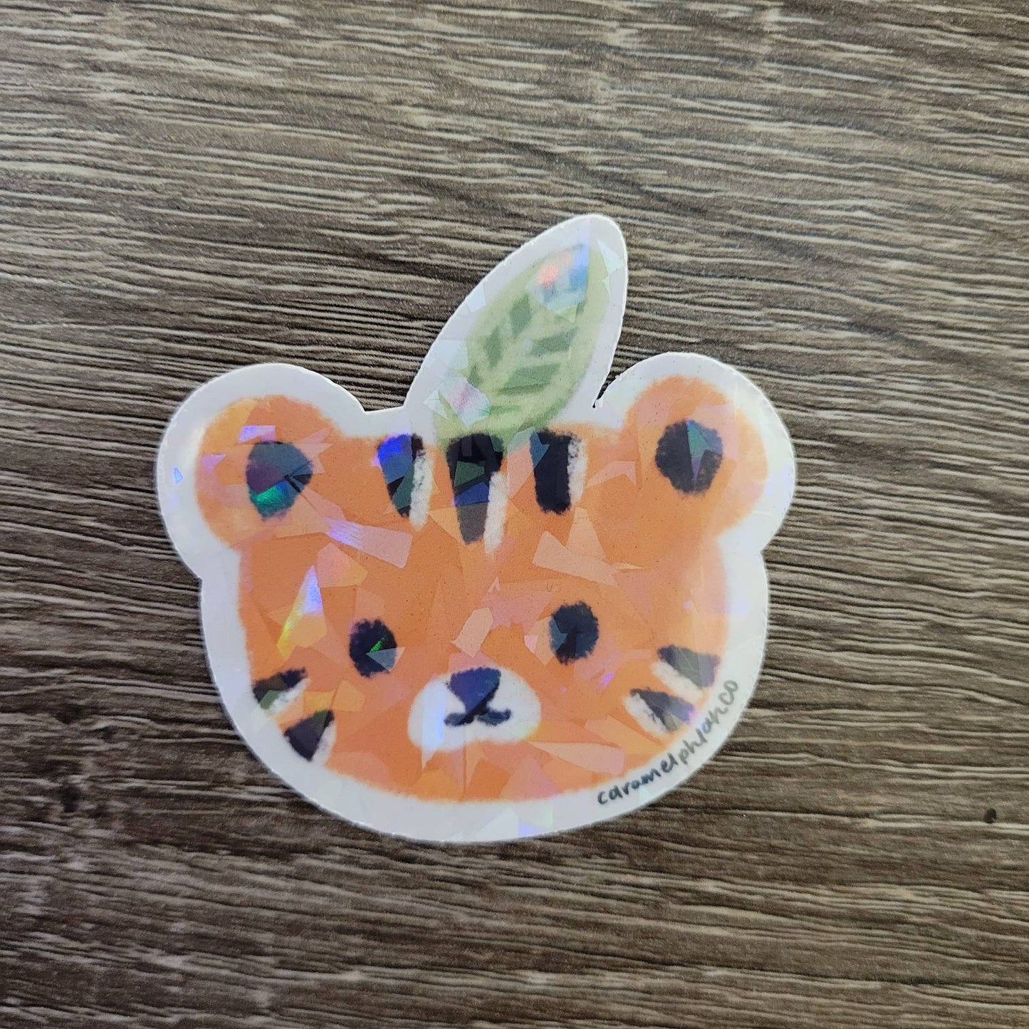 Cute Tangerine Tiger Sticker