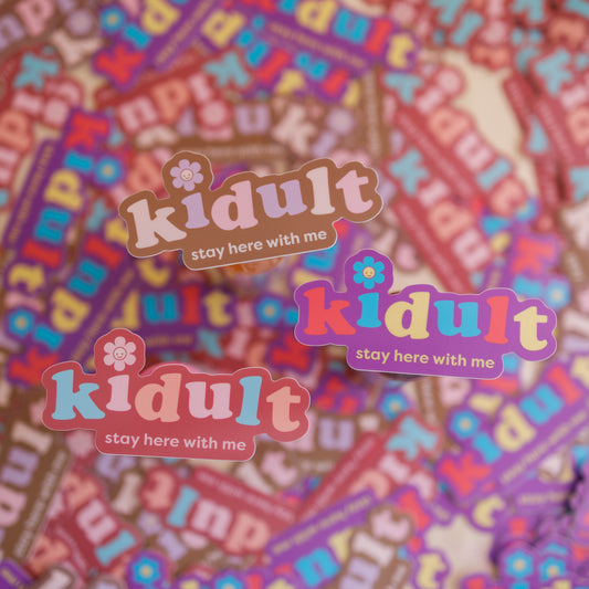 Kidult Sticker